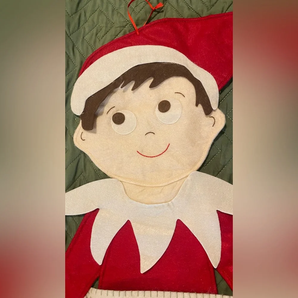 🎅Life Size Pottery Barn Kids Elf on the Shelf Felt Letter/Message Holder-4 ft! - Picture 5 of 12